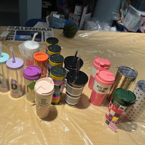 kate spade tumbler cup cups variety all new with tags! - Picture 4 of 5
